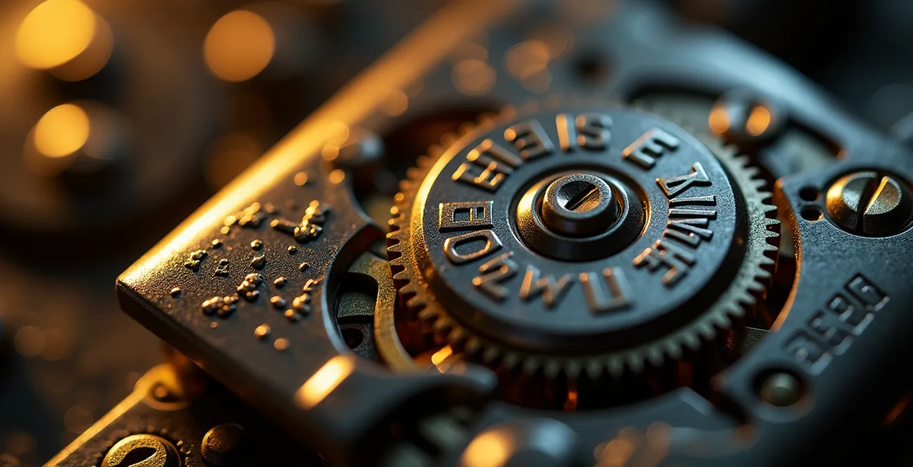Une personne en position de garde devant une forteresse numérique transparente protégeant des données personnelles