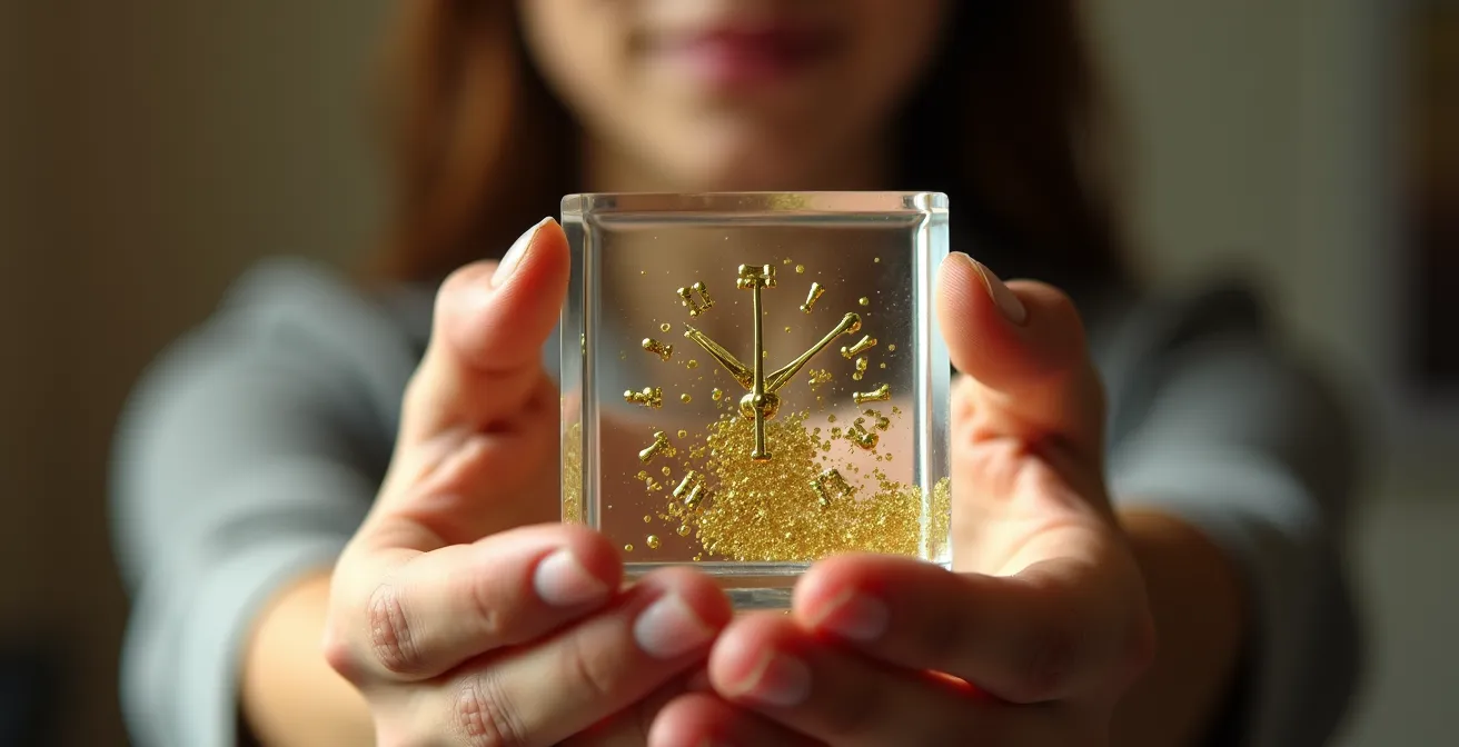 Représentation visuelle de l'horodatage électronique et de la preuve temporelle